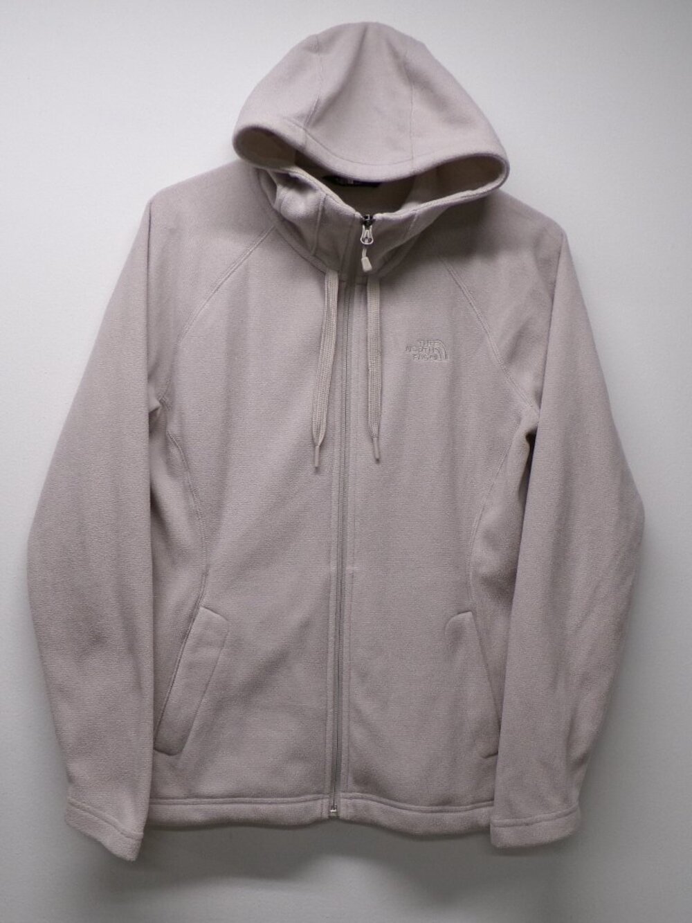 The North Face Fleece Hoodie Womens M Full Zip Textured Purpley Gray NF0A2SVT